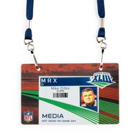 Mike Ditka's Personal Super Bowl XLIII Media Credential