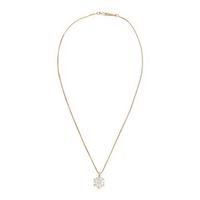 YELLOW GOLD AND DIAMOND NECKLACE