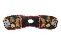 Plateau Beaded Wool Pommel Bag