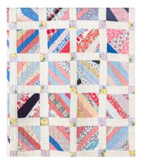 An American Patchwork Quilt Length 64 x width 76 inches. — 20TH CENTURY