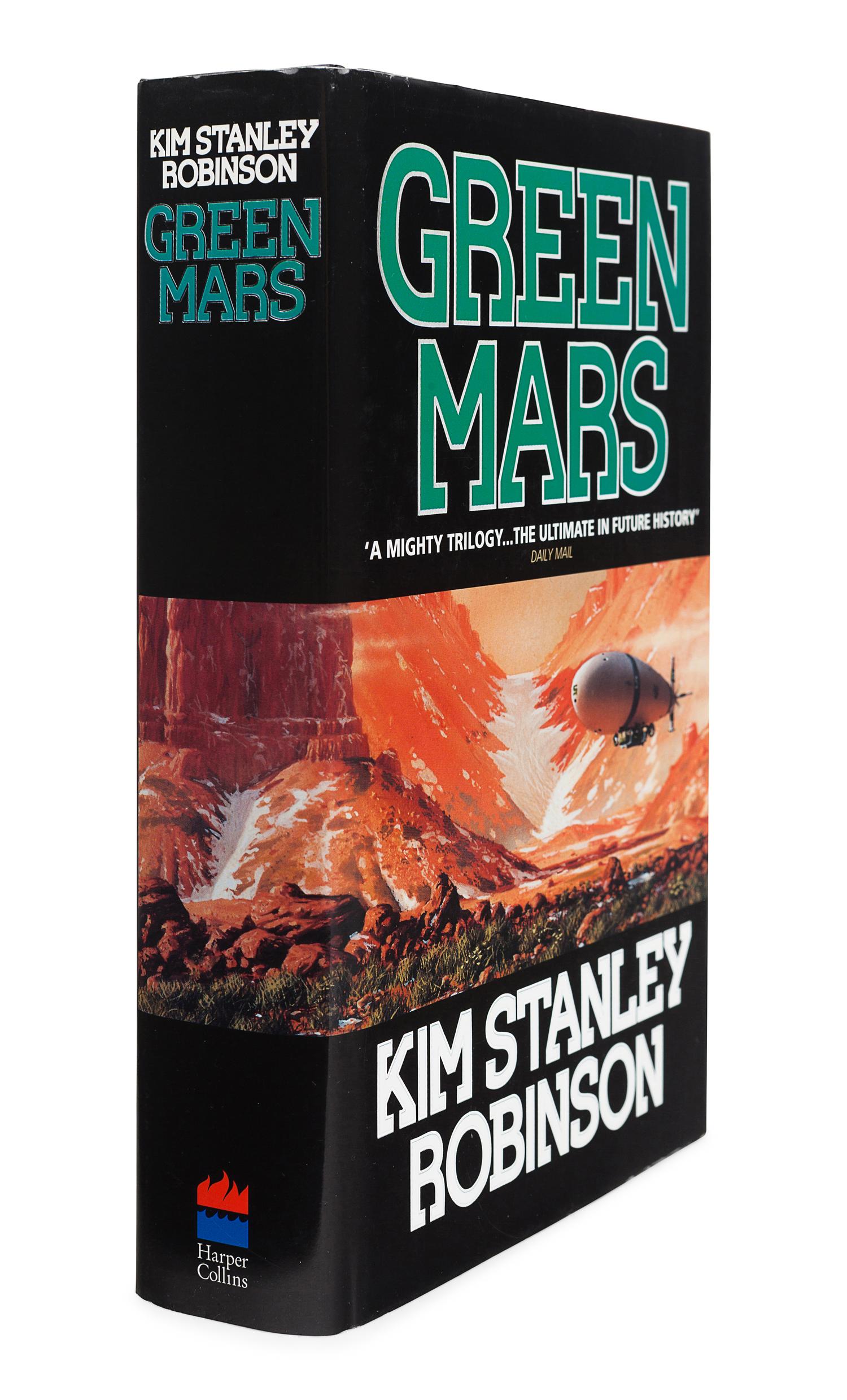 STANLEY ROBINSON, Kim. [Mars Trilogy:] Red Mars . — Green Mars. — Blue Mars . London: HarperCollins, 1992, 1993, 1996.