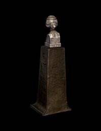 'Ares' Silver Seal with Pedestal Base, c. 1900