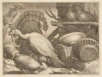 Boetius Adams Bolswert, (Dutch, 1580-1633), Natus Dei, 1632 (6 plates from a portfolio of animals in landscapes after Abraham Bloemaert