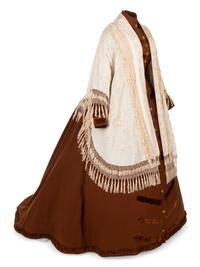 Collection of 19th Century Clothing: One Dress, Four Capes