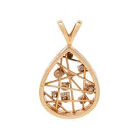 YELLOW GOLD AND DIAMOND PENDANT