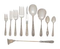 An American Silver Flatware Service