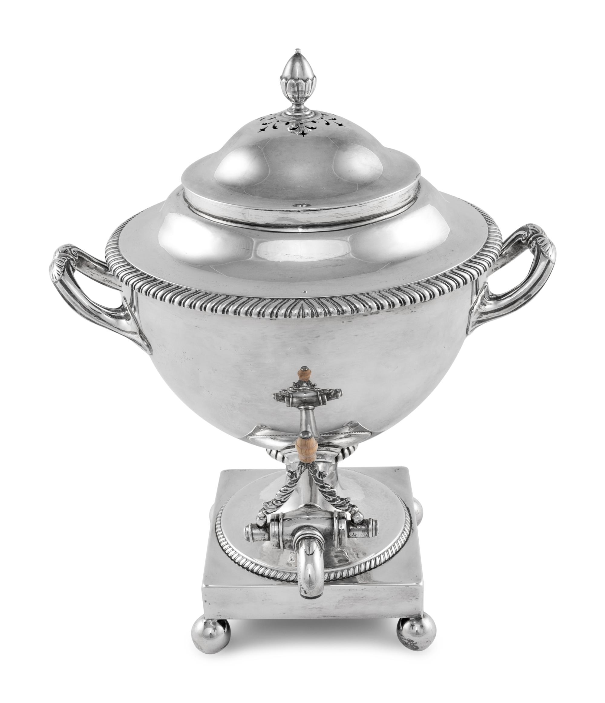 A George III Silver Tea Urn