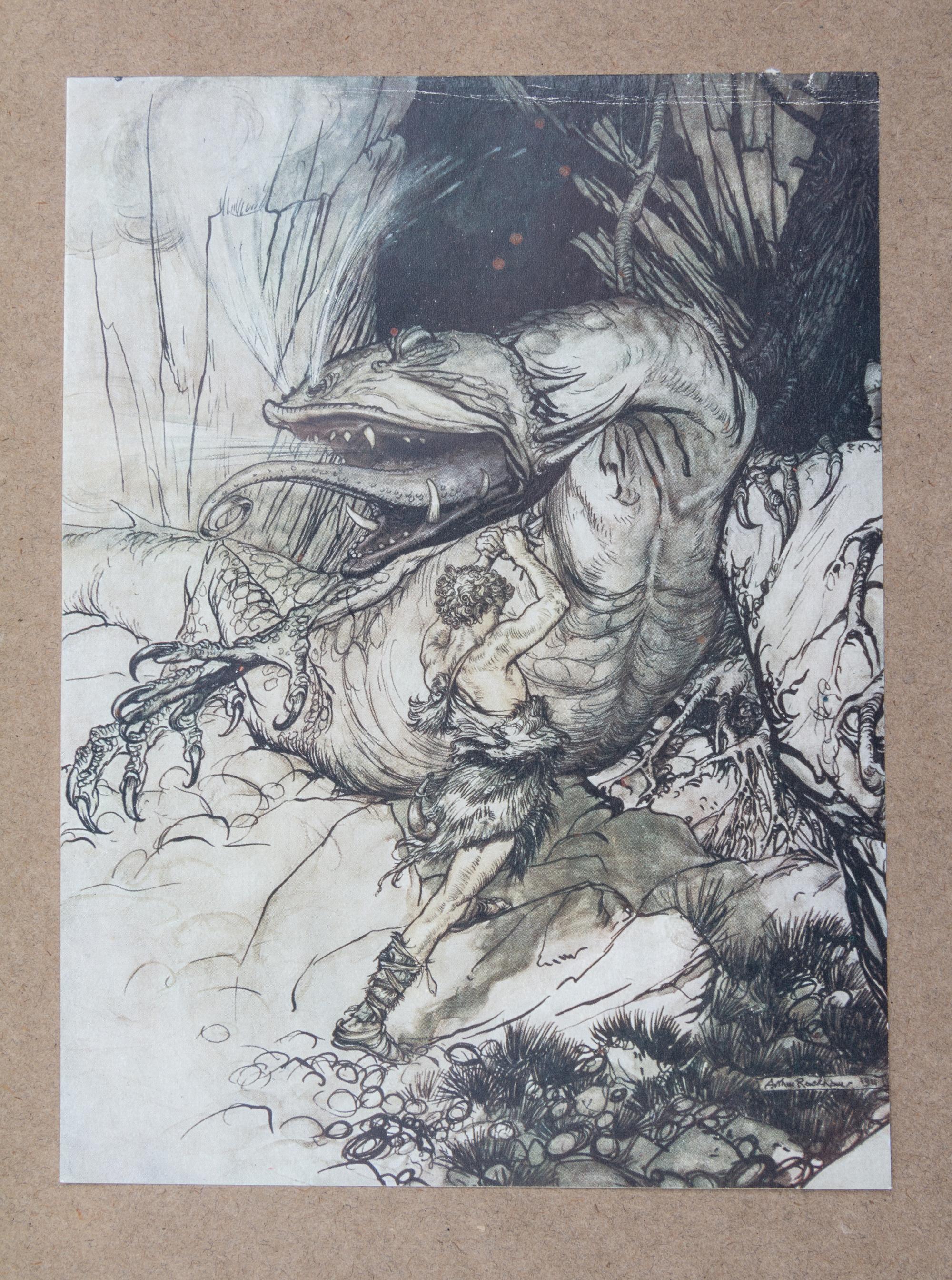 (HALPIN, BILL; RACKHAM, ARTHUR) WAGNER, RICHARD. Siegfried and the Twilight of the Gods. London, 1911. Limited, signed.