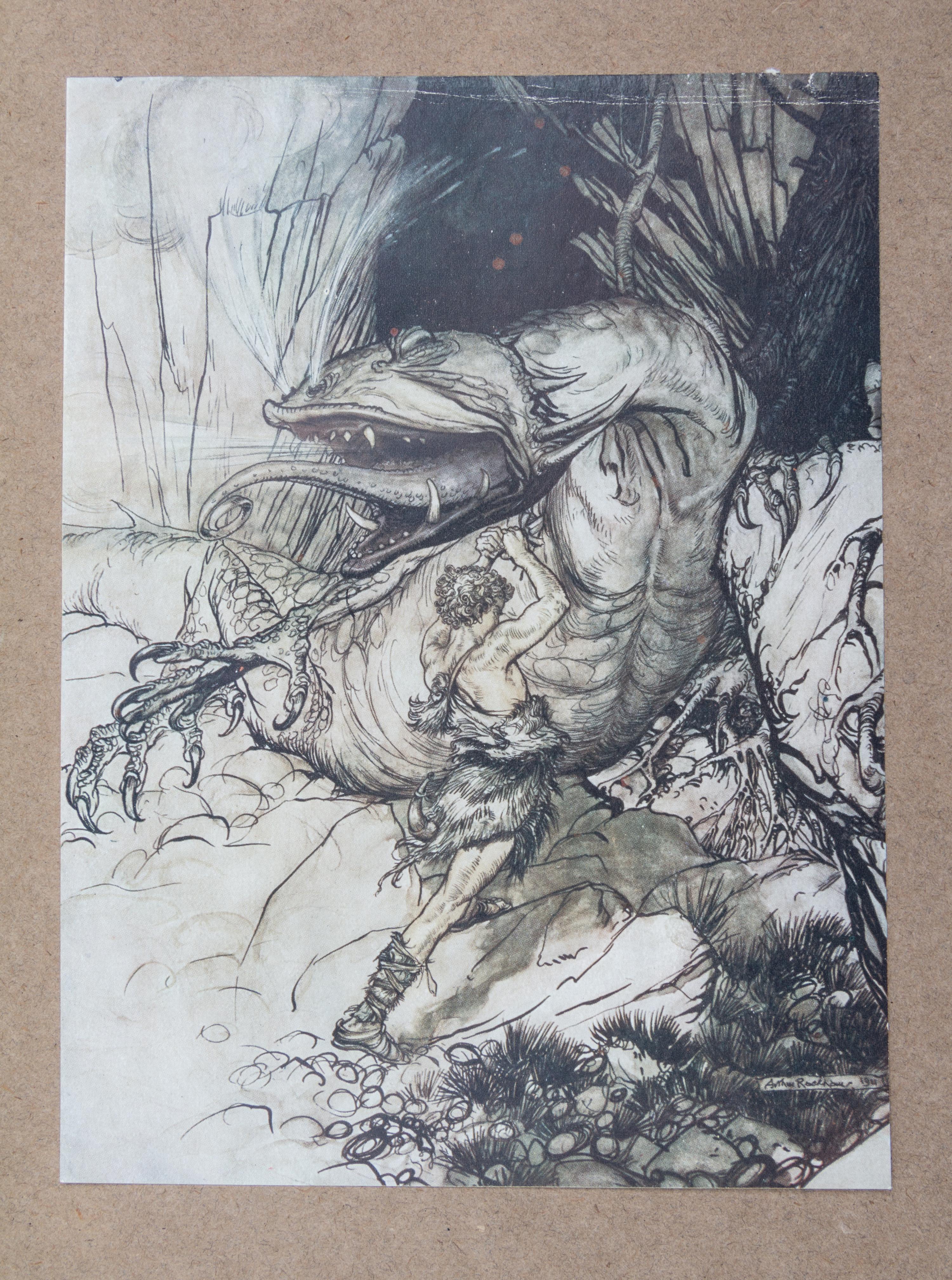 (HALPIN, BILL; RACKHAM, ARTHUR) WAGNER, RICHARD. Siegfried and the Twilight of the Gods. London, 1911. Limited, signed.