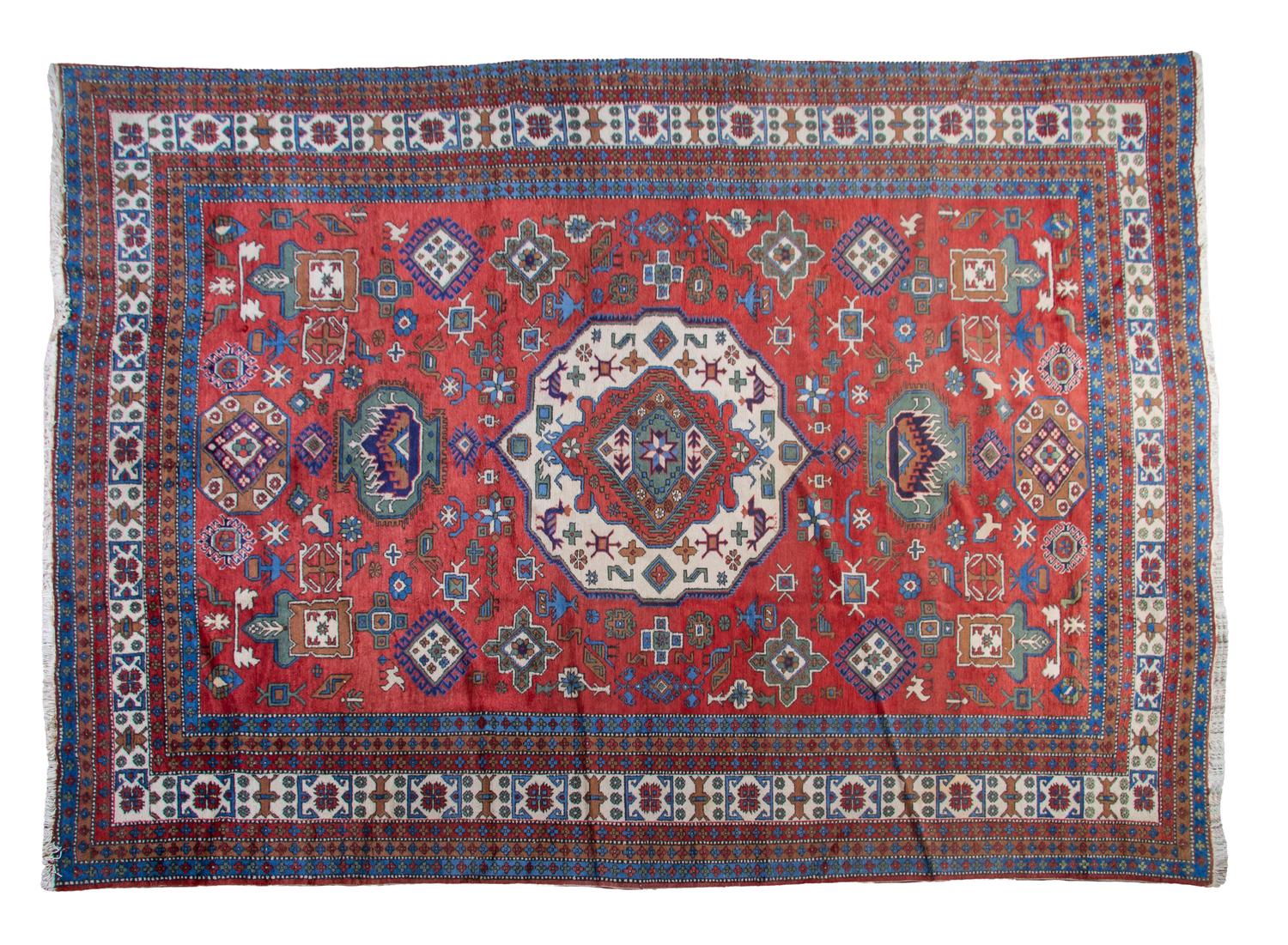 A Heriz Wool Rug, 11 feet 10 inches x 8 feet 6 inches.
