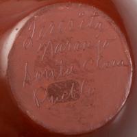 Carved Redware Jar, with Avanyu