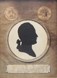 Anglo-Continental School 18th Century, Two Silhouette Profile Portraits: A Lady and Gentleman