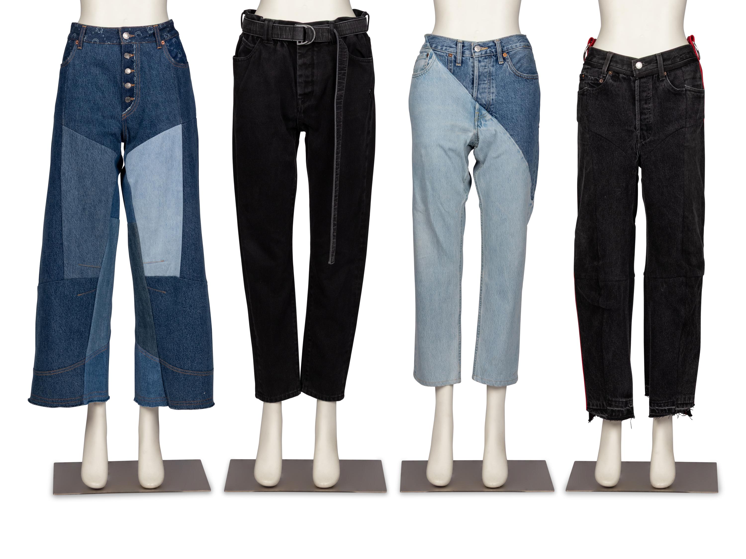 Four Pairs of Contemporary Designer Jeans