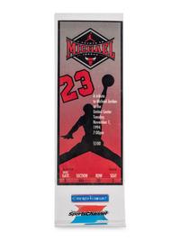 A 1994 Michael Jordan Statue Unveiling / Jersey Number Retriement Night Ticket,