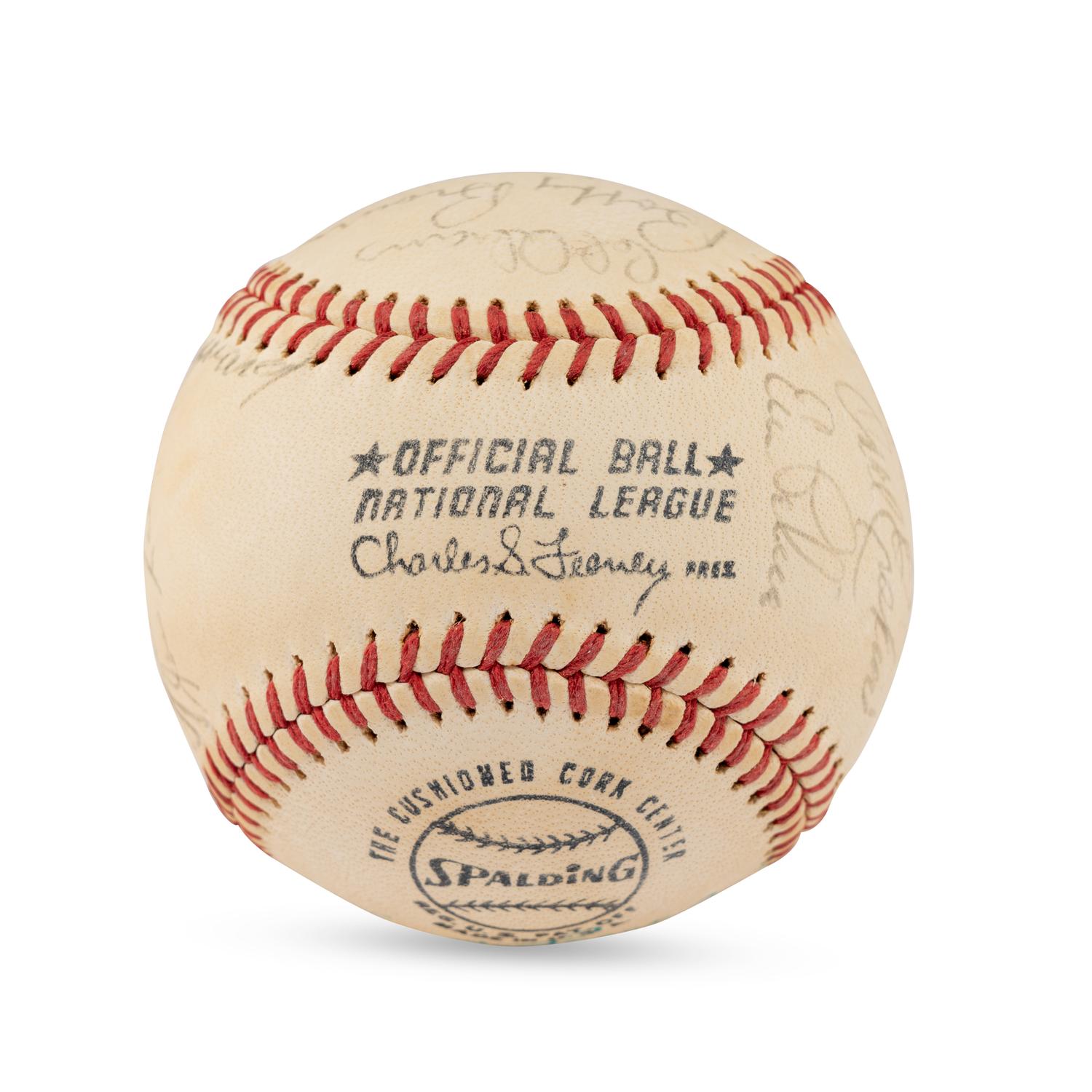 An Old Timer's Reunion Multi Signed Autograph Baseball (Beckett Authentication Services)