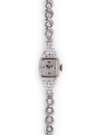 HAMILTON, DIAMOND WRISTWATCH