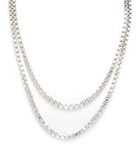 A Sterling Silver Venetian Link Necklace, Tiffany & Co., 49.10 dwts.