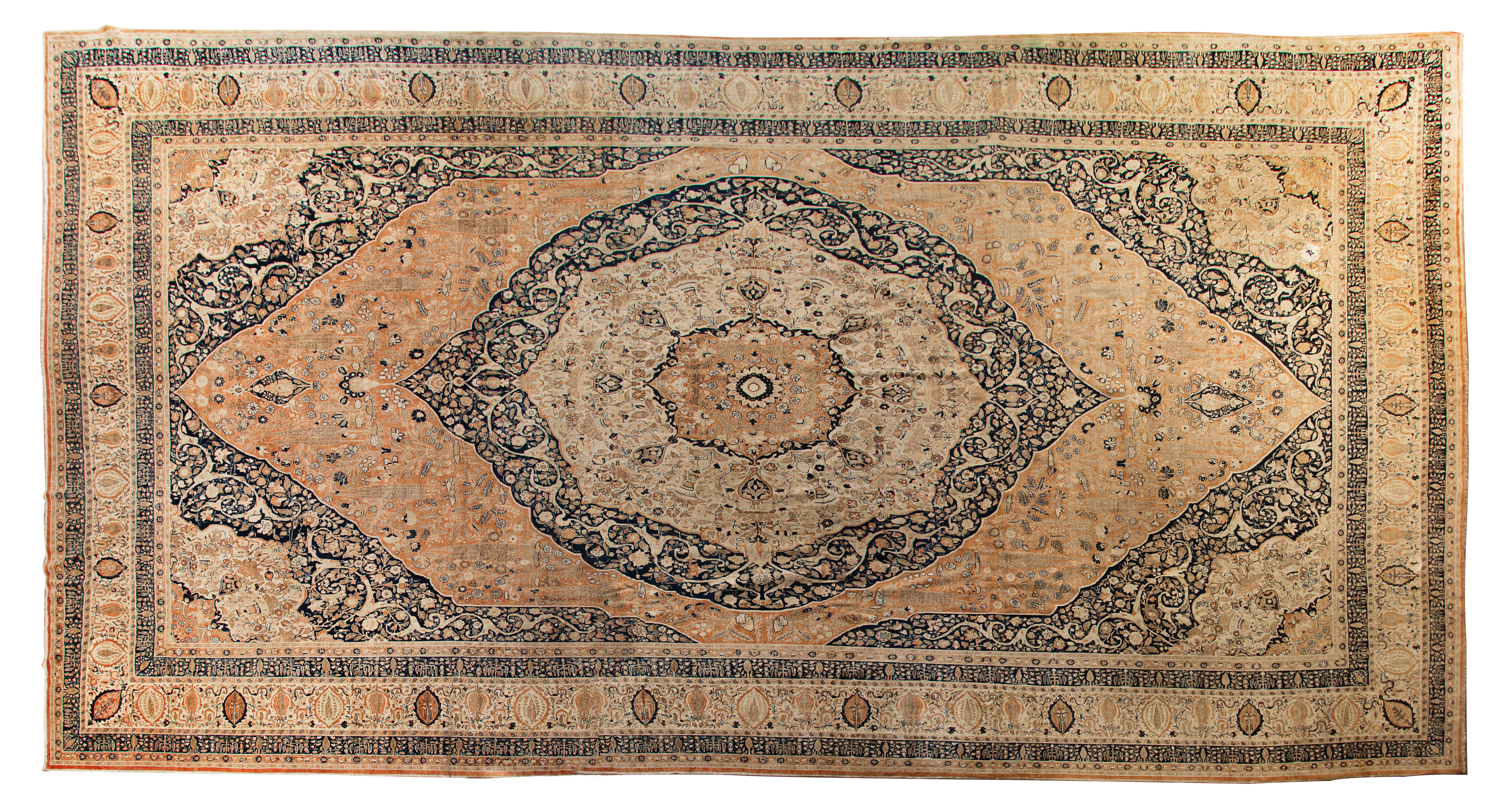 A Tabriz Wool Rug 24 feet 4 inches x 14 feet 4 inches. — 19TH/20TH CENTURY
