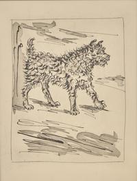 A group of six prints from L'Histoire Naturelle (Le Chevre (The Goat); Le Crapaud (The Toad); Le Chien (The Dog); Le Taupeau (The Bull); Le Dindon (The Turkey); L'Araignee (The Spider)) , 1942