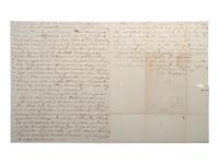 LEE, Mary Custis (1807-1873). Autograph letter signed ("M C Lee") to Eleanor Washington (1824-1860). Arlington, [VA], ca 1855-56.