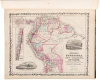 [ATLASES]. JOHNSON, A.J. and J.H. COLTON. Johnson's New Illustrated (Steel Plate) Family Atlas, with Descriptions, Geographical, Statistical, and Historical . New York: Johnson and Ward, 1862.