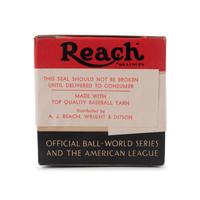 An Original, Unused 1940s Reach Official American League Baseball in Sealed Box