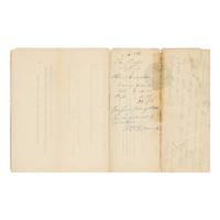 DOUGLAS, Stephen Arnold (1813-1861). A group of 14 documents and letters relating to Douglas's legal and political career, ca 1834-1857, comprising: