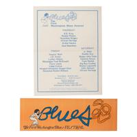 [Music] Posters Promoting Blues Festivals in Indiana, Illinois, Wisconsin, and Washington. Ca 1970s