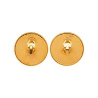 Chanel, Circular CC Stud Ear Clips