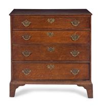 A George III Oak Chest of Drawers