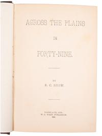 [INDIANA]. A group of five works related to the early exploration and settlement of Indiana, comprising:
