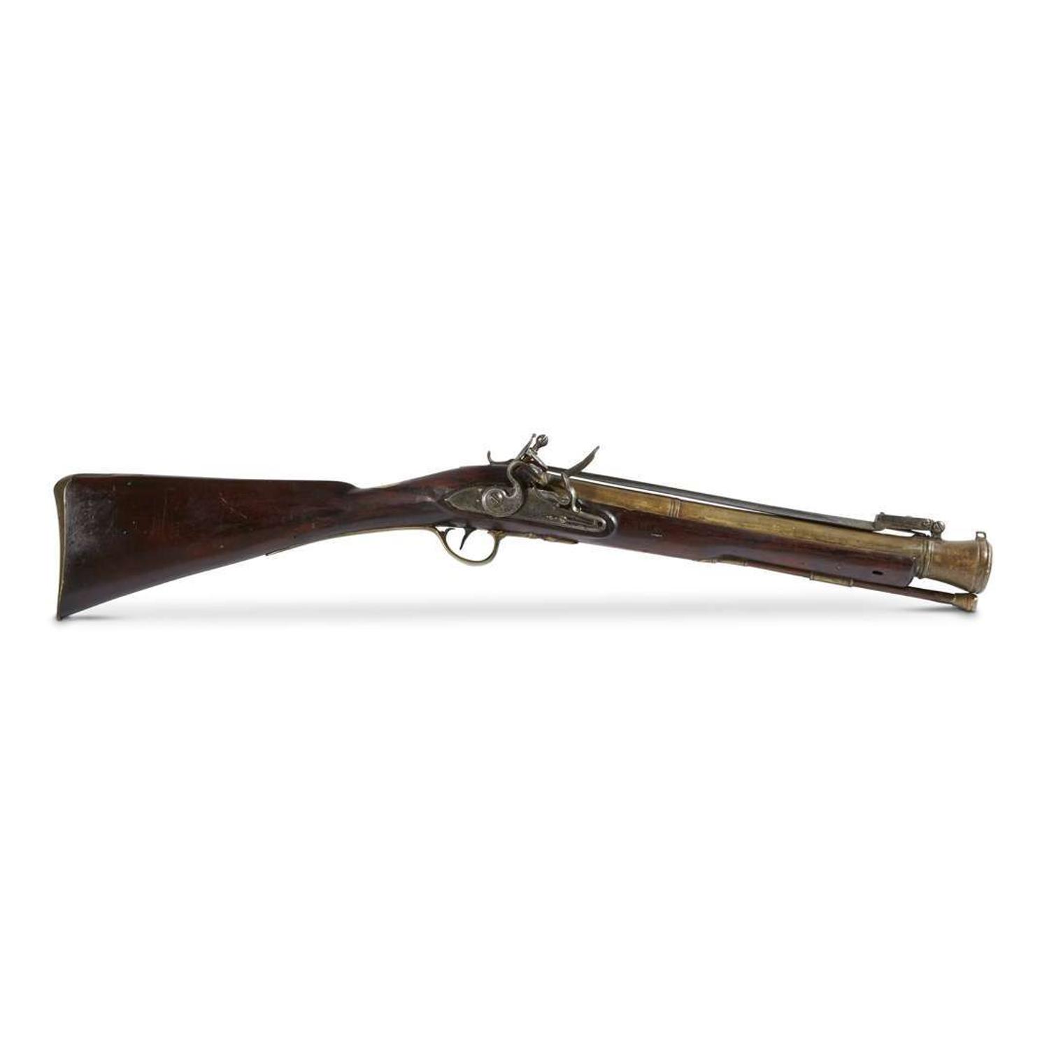 Brass barreled coach blunderbuss English, circa 1800