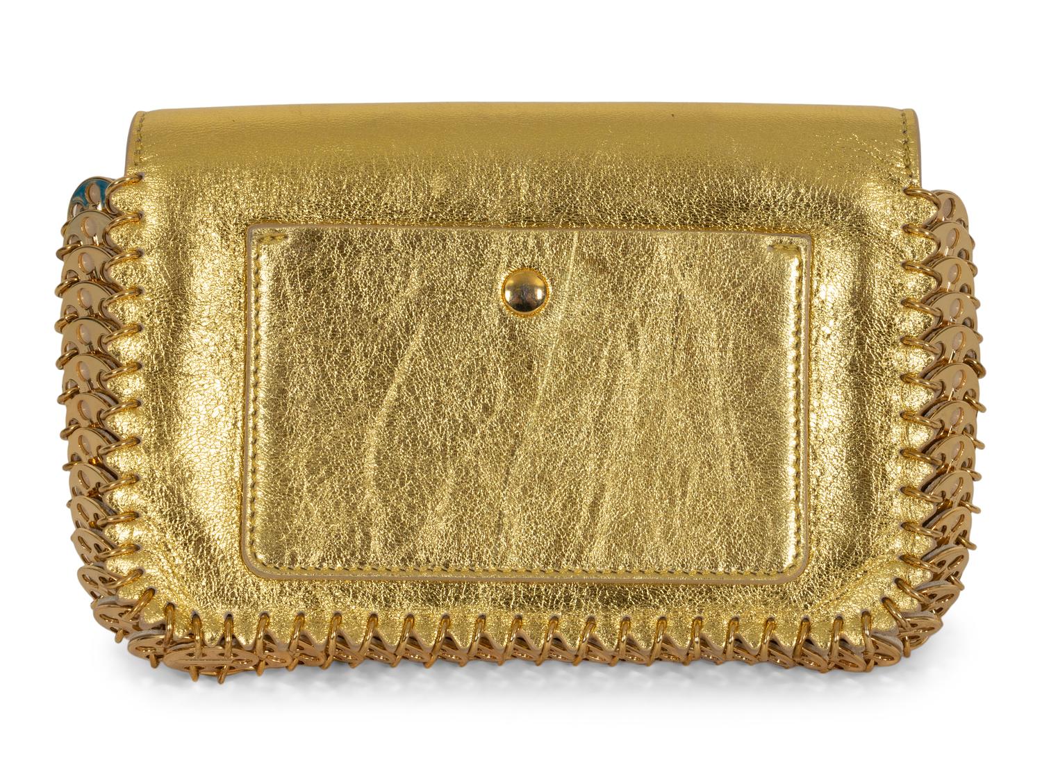 Paco Rabanne Gold Shoulder Bag