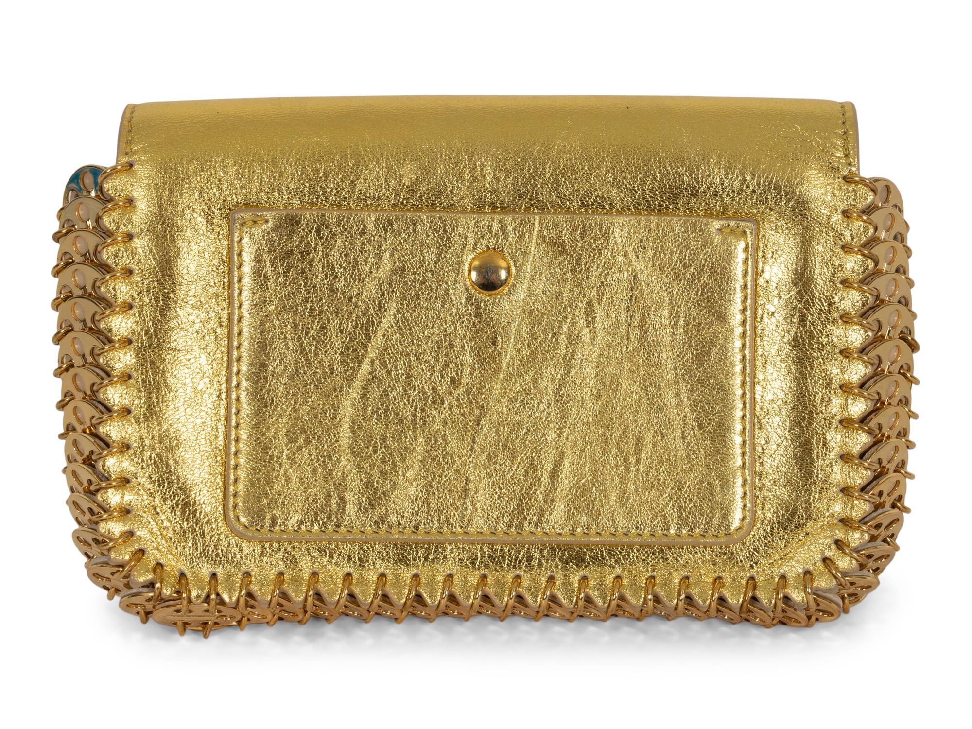 Paco Rabanne Gold Shoulder Bag