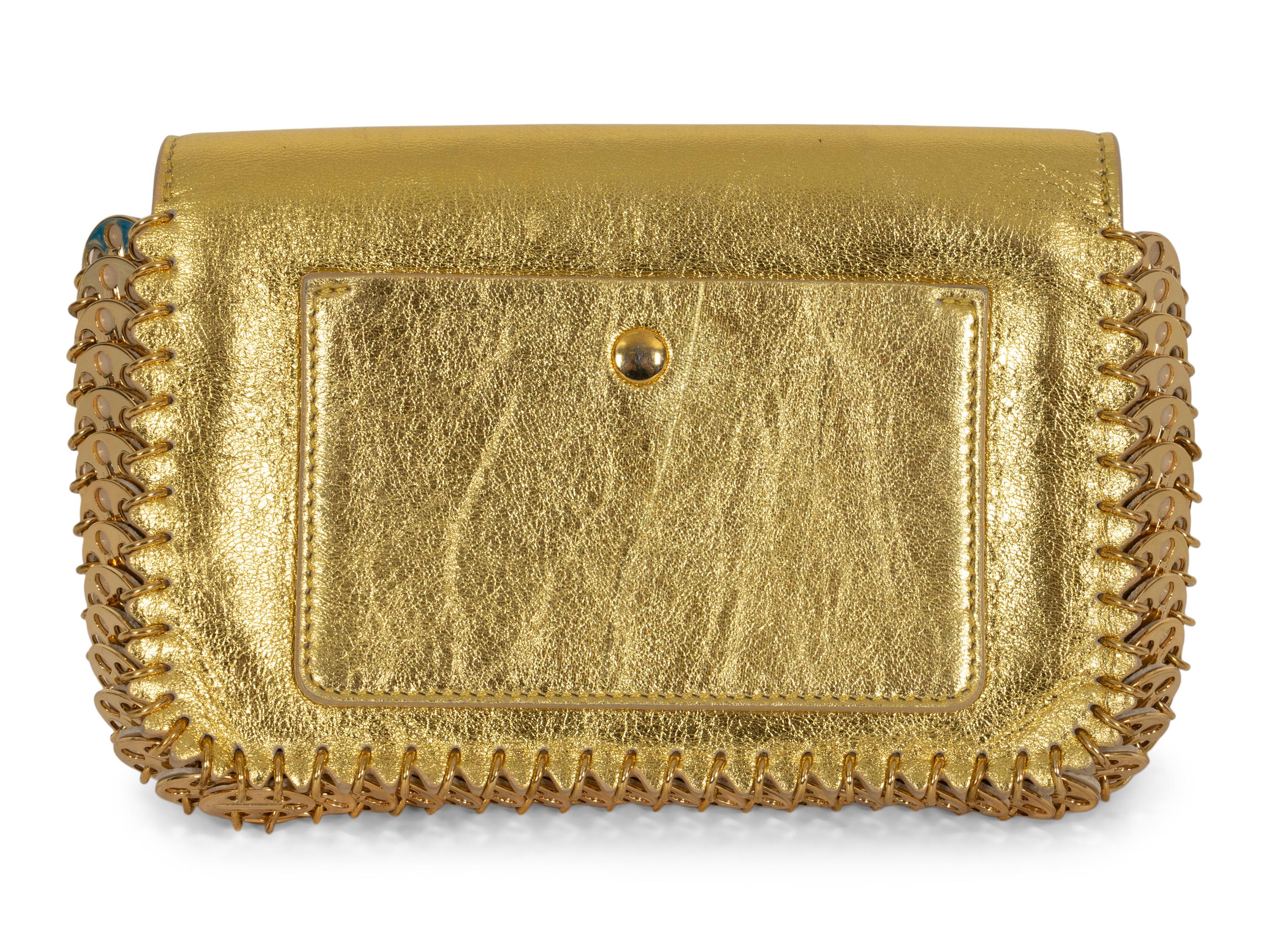 Paco Rabanne Gold Shoulder Bag