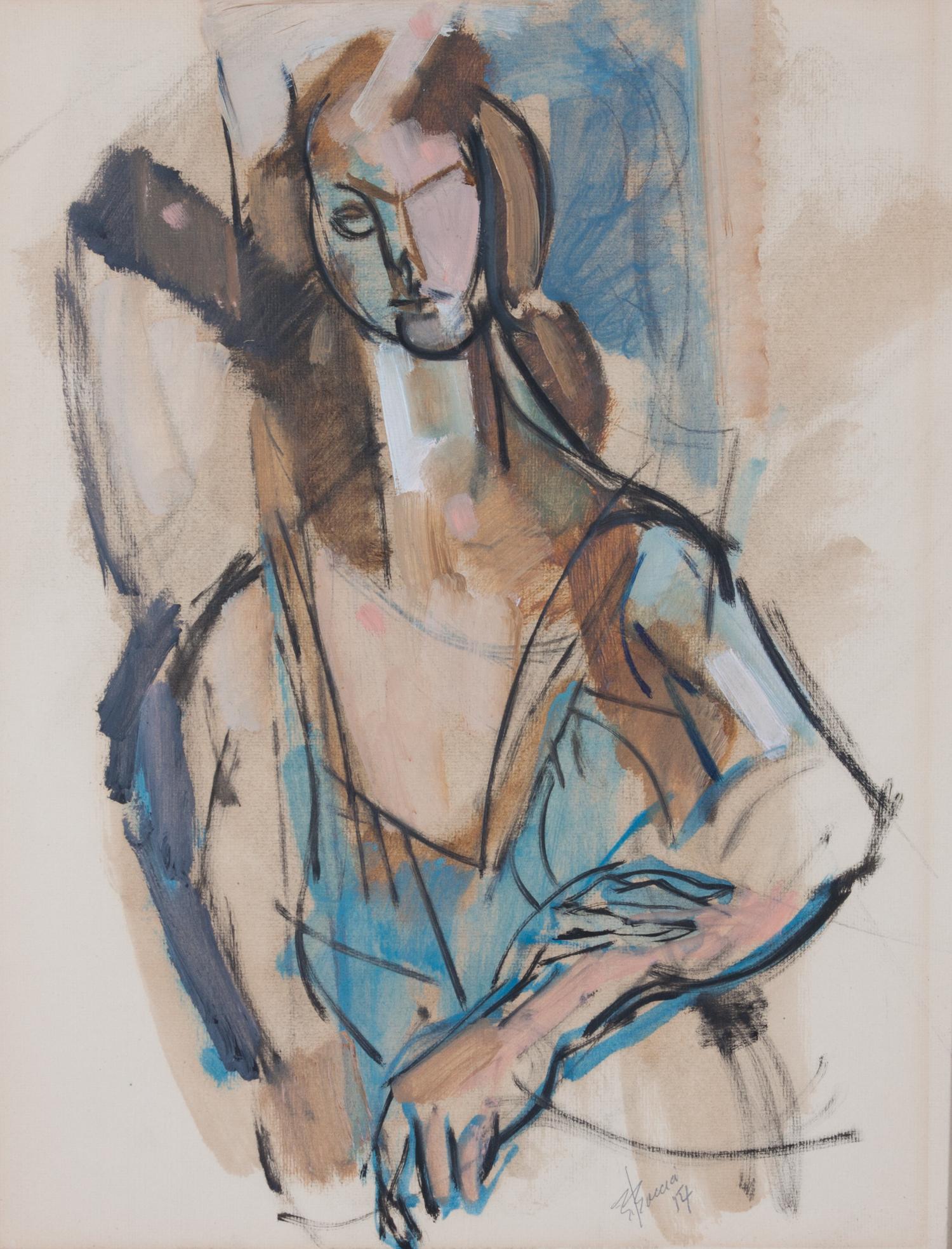 Edward Boccia, (American, 1921-2007), Untitled, 1954