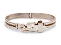 GUCCI, BELT MOTIF BANGLE BRACELET
