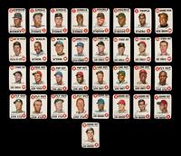 A Complete Set of 1968 Topps Game Baseball Cards (33/33)