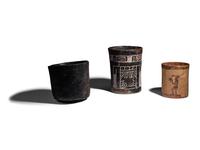 Three Maya Cylinder Vessels