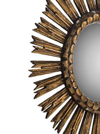 An Italian Giltwood Sunburst Mirror
