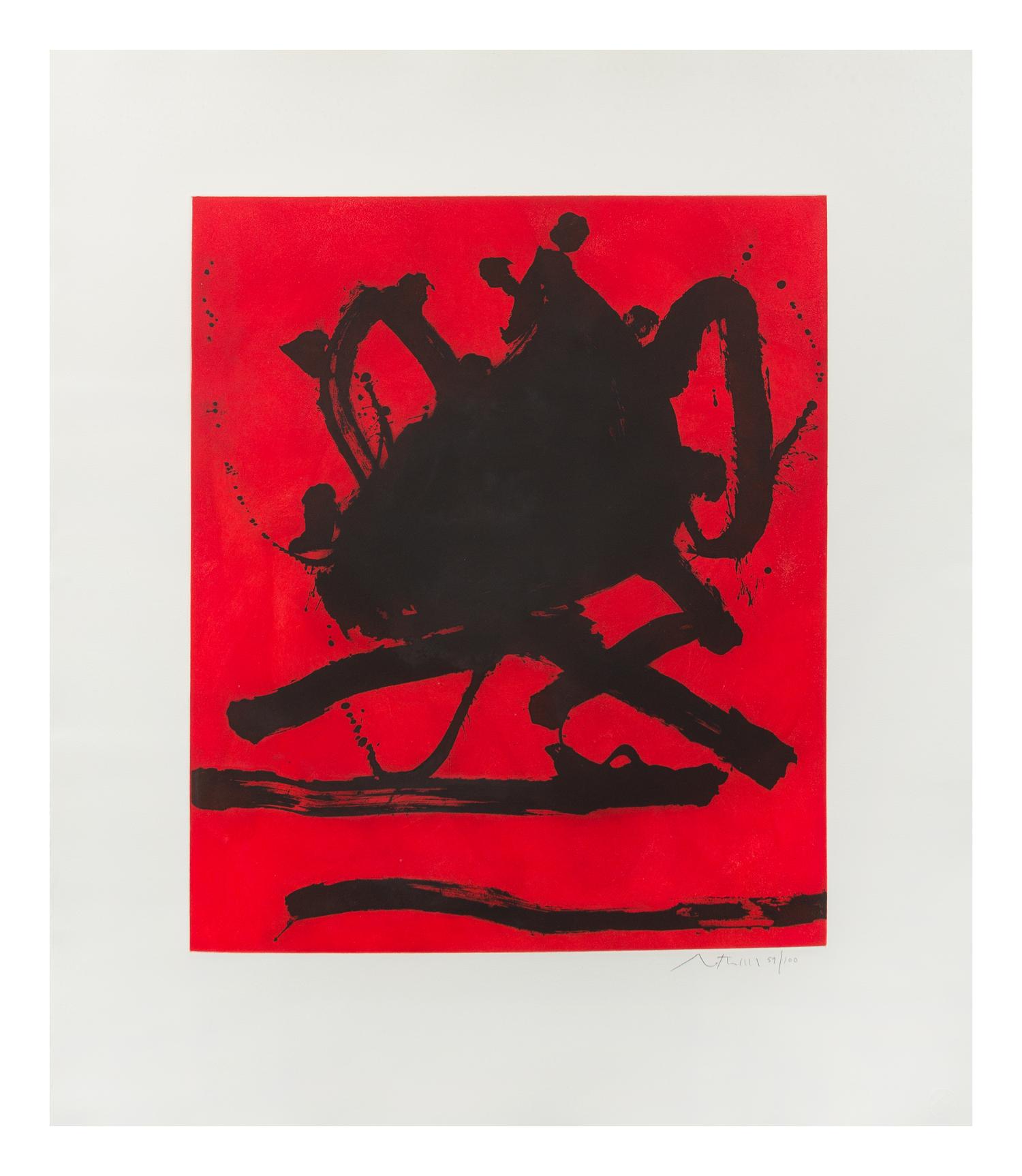 Robert Motherwell, (American, 1915-1991), Red Sea II, 1979