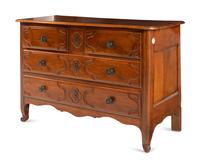 A French Provincial Walnut Commode