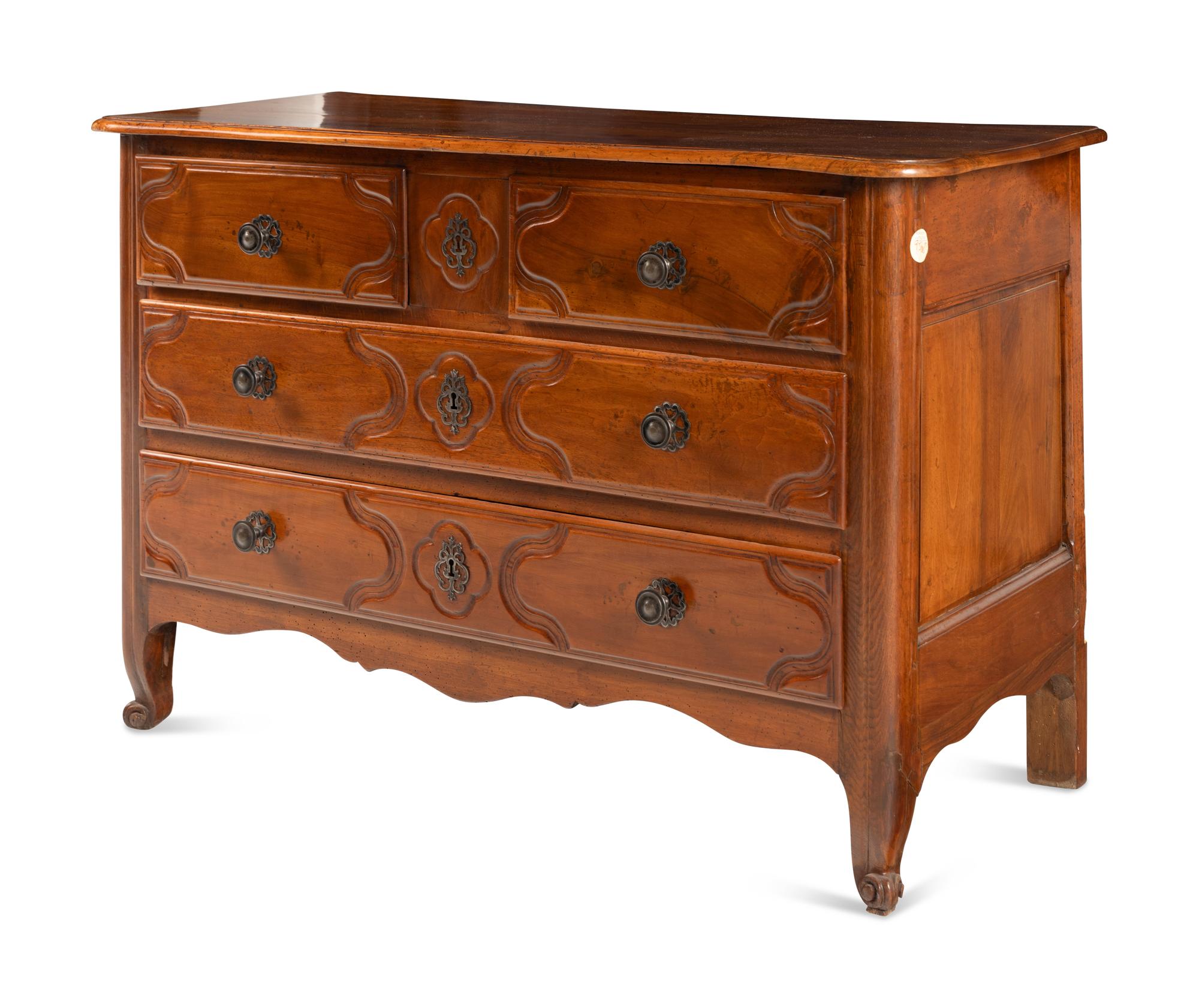 A French Provincial Walnut Commode