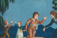 A French Wallpaper Panel or Fireplace Panel