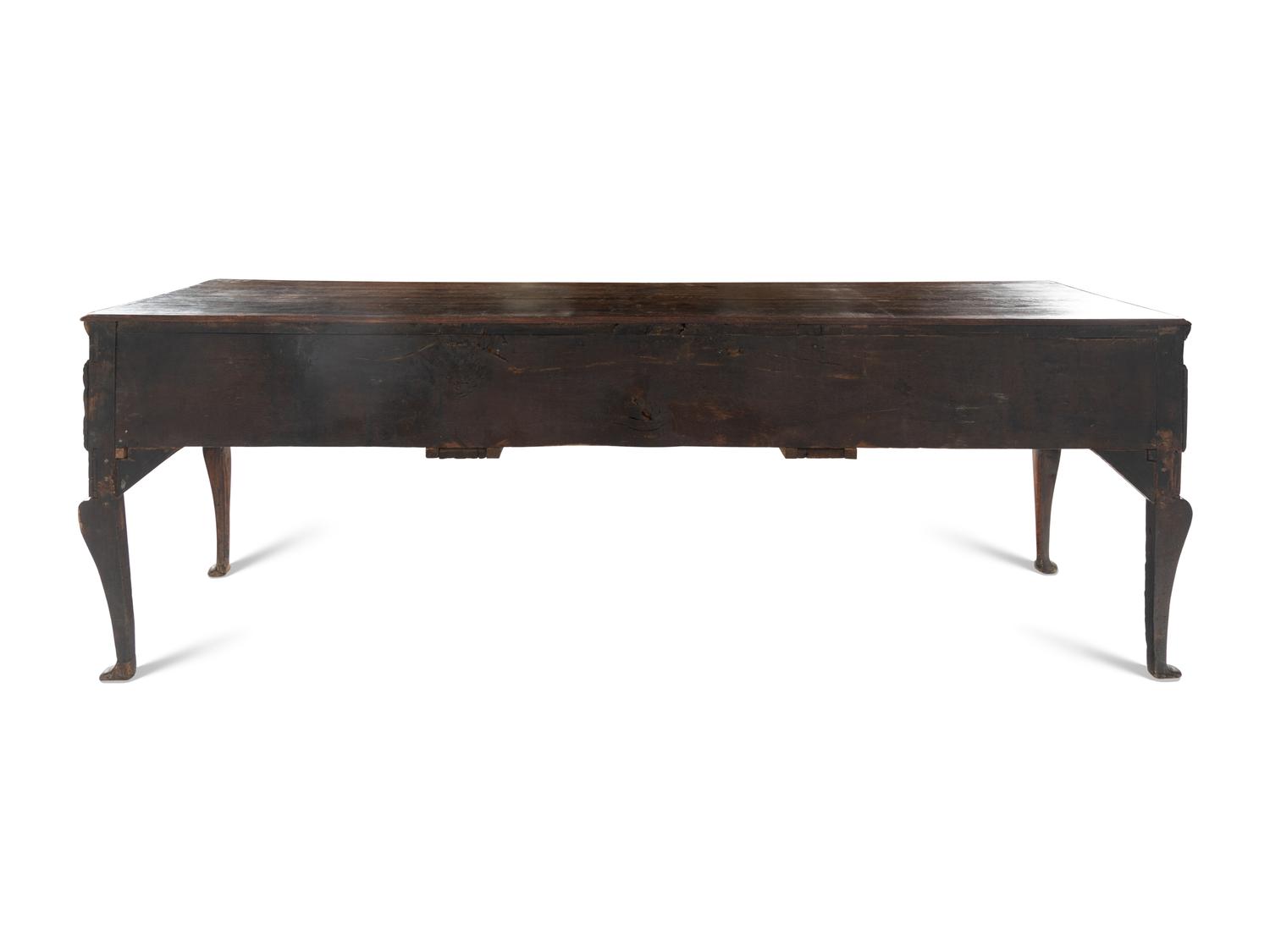 A Provincial Queen Anne Carved Oak Welsh Dresser
