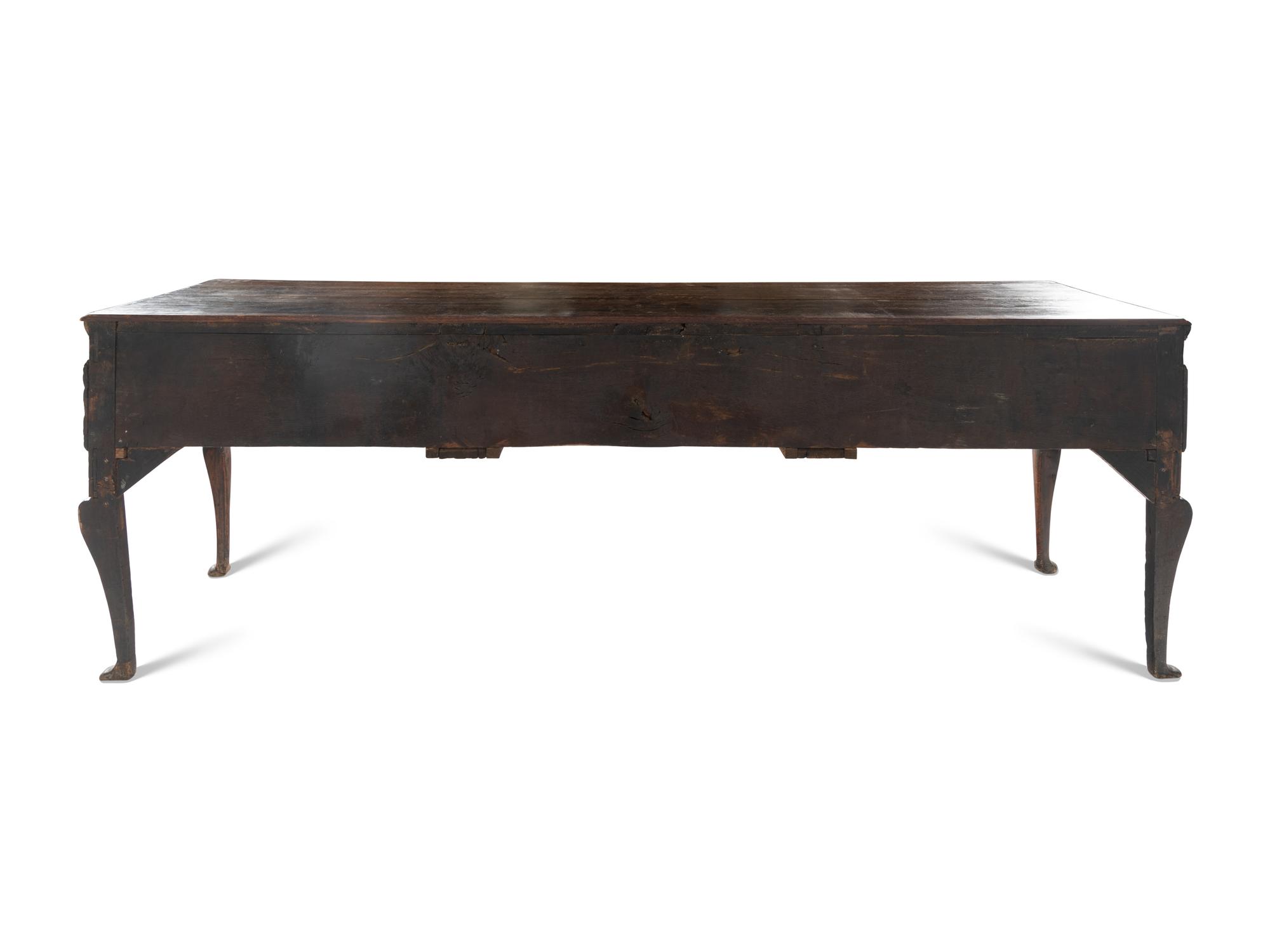 A Provincial Queen Anne Carved Oak Welsh Dresser