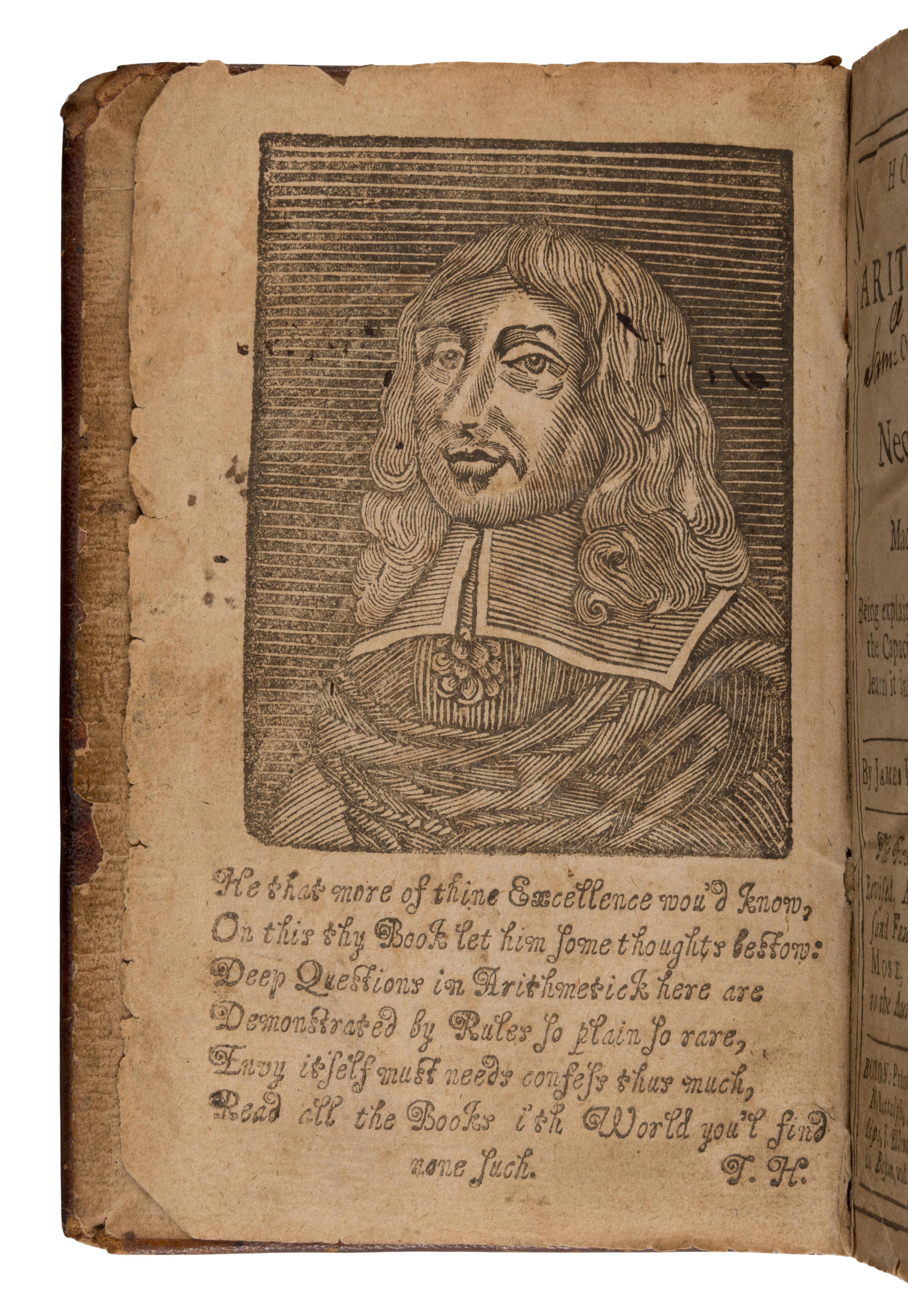 [Franklin, James (1697-1735), printer]. Hodder, James. Hodder's Arithmetick or, That Necessary Art Made Most Easily . Boston: Printed by J. Franklin, 1719.