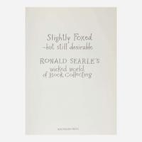 [Children's & Illustrated] Searle, Ronald Slightly Foxed--But Still Desirable...