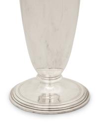 A Tiffany and Co. Silver Trumpet Vase