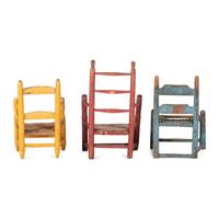 Three Paint Decorated Child's Chairs
